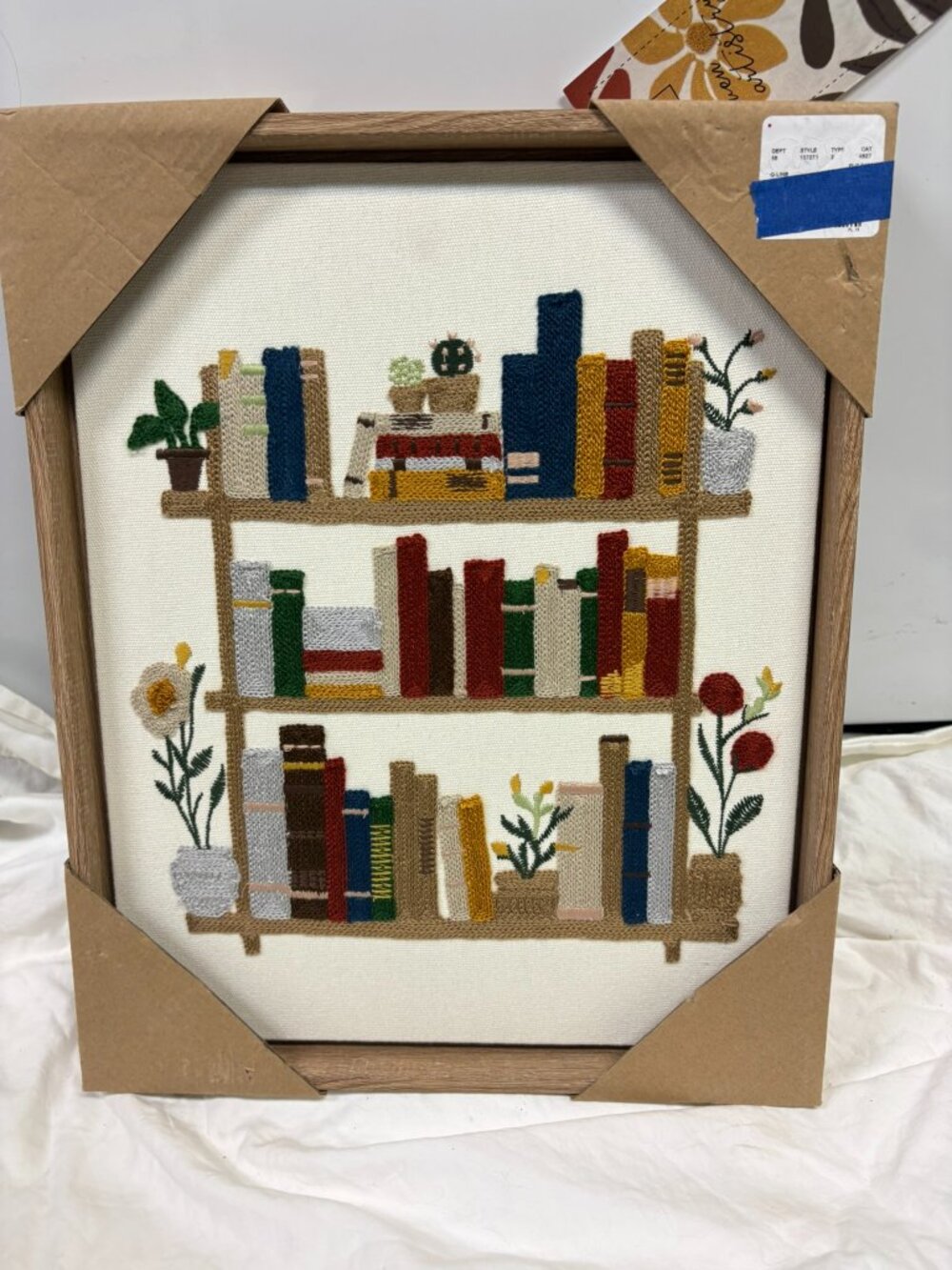 bp home wall art books licrary NWT
